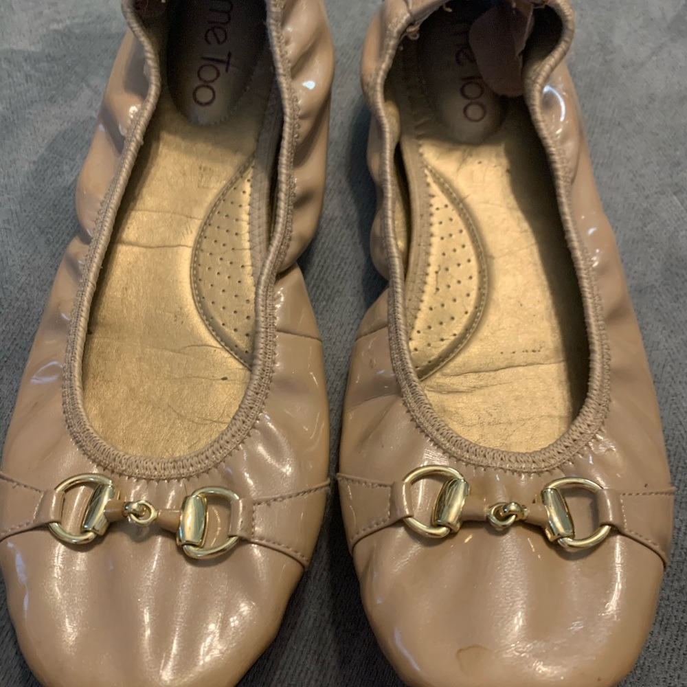 Lexey Ballet Flat Size 10 Taupe